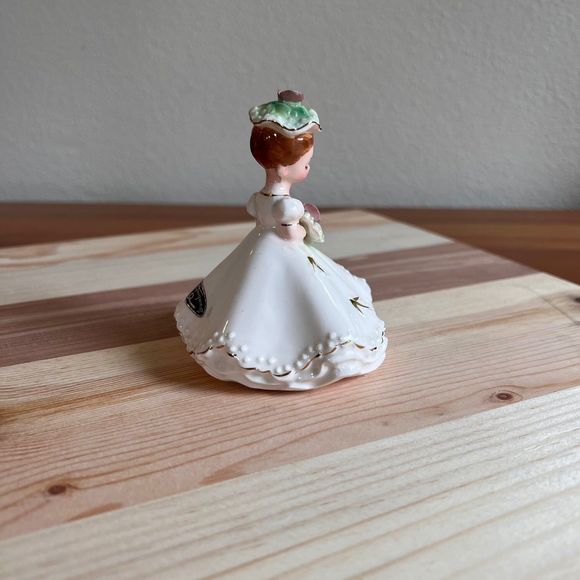 Vintage Josef Originals, Bride June Birthday Girl Figurine, Doll of the Month - Picture 3 of 9